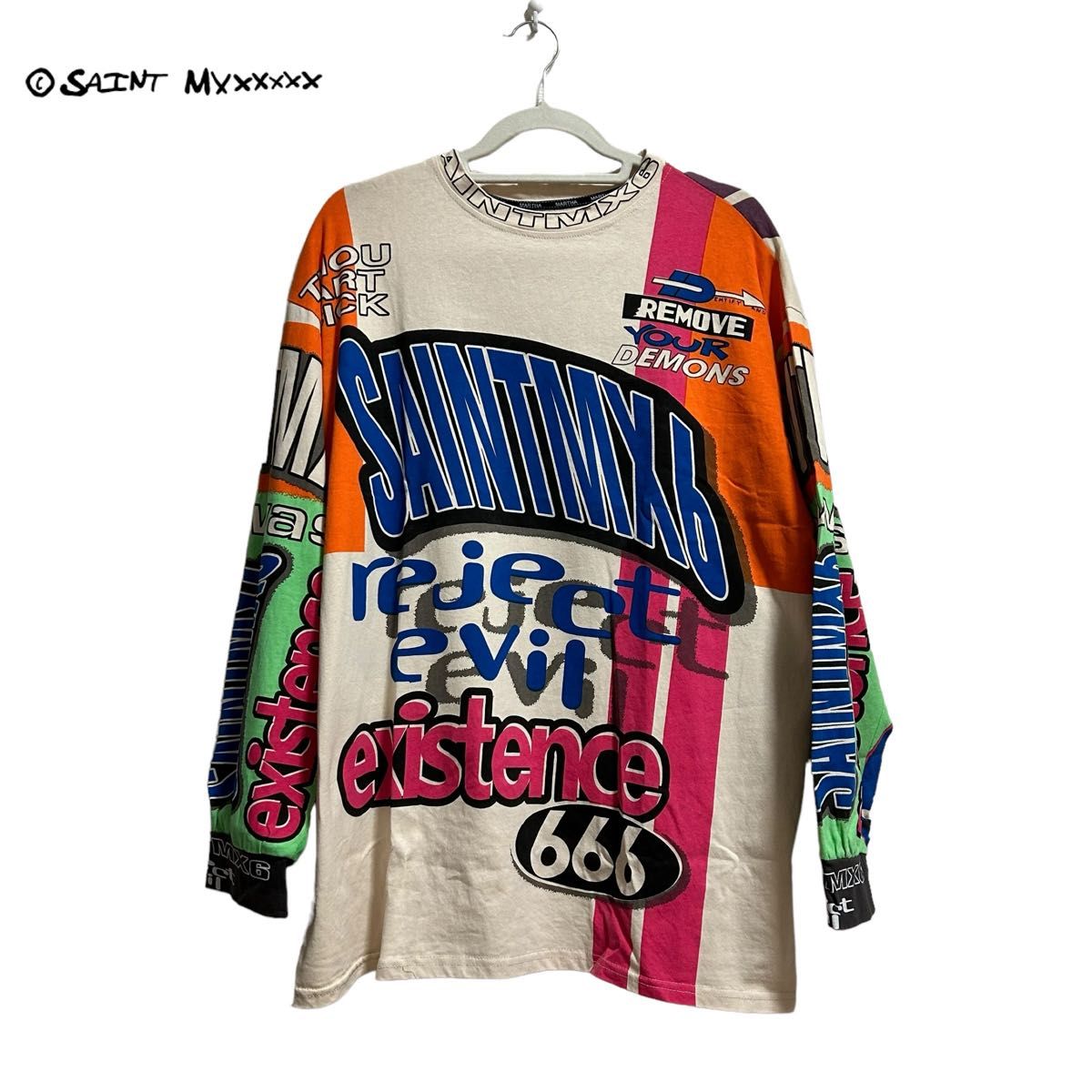 SAINT MICHAEL LS TEE / MOTOCROSS SAMPLE セントマイケル サンプル