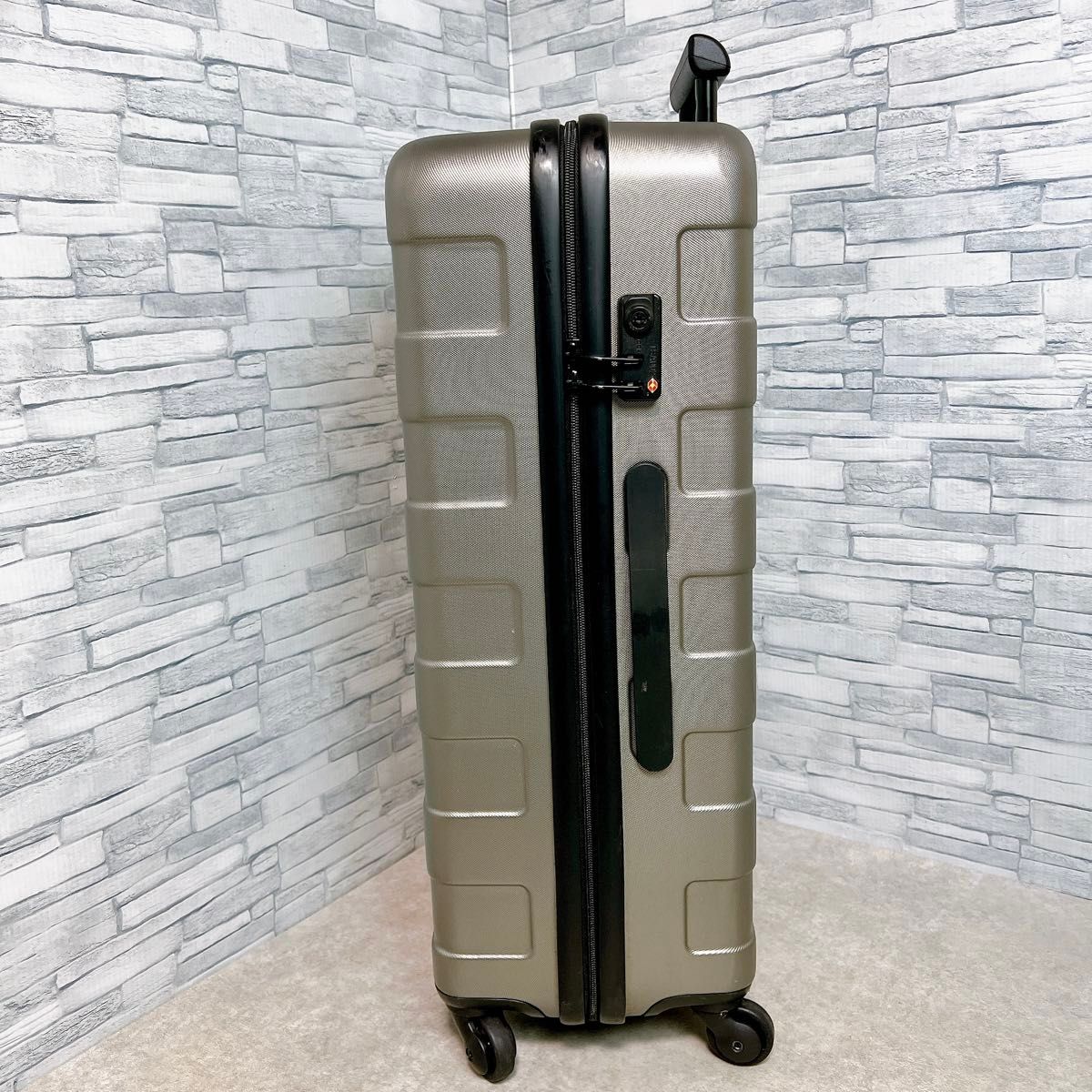 無印良品 MUJI ハードキャリーケース 60L シボ加工 希少モデル スーツ