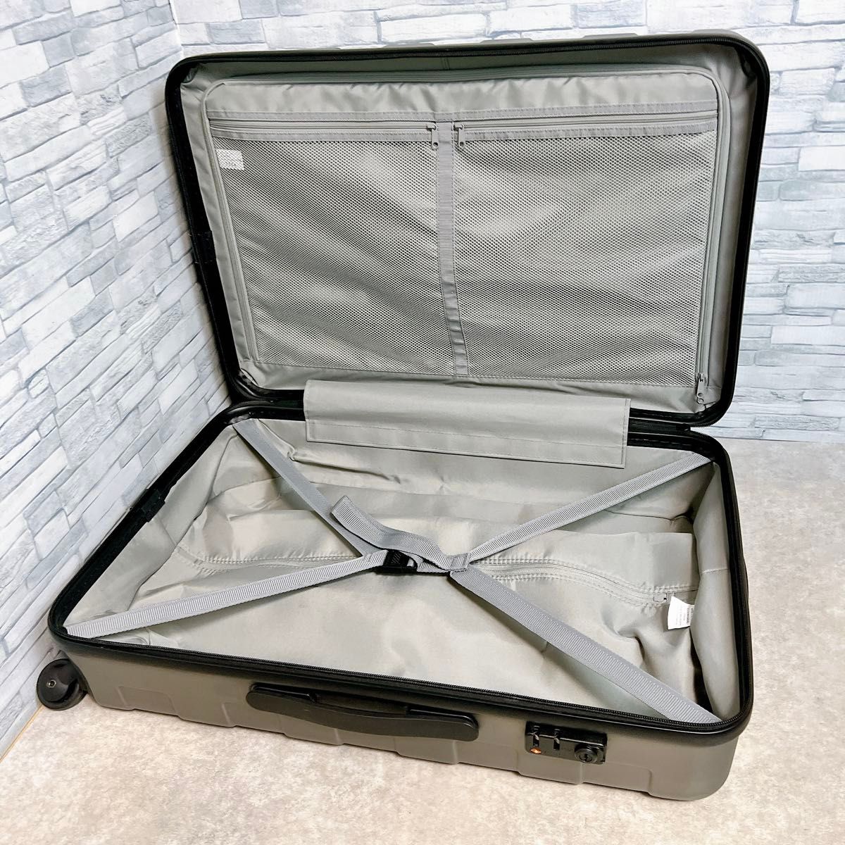 無印良品 MUJI ハードキャリーケース 60L シボ加工 希少モデル スーツ