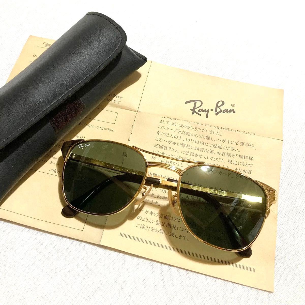 レア 美品 】 レイバン シグネット USA製 刻印 ボシュロム B&L RayBan