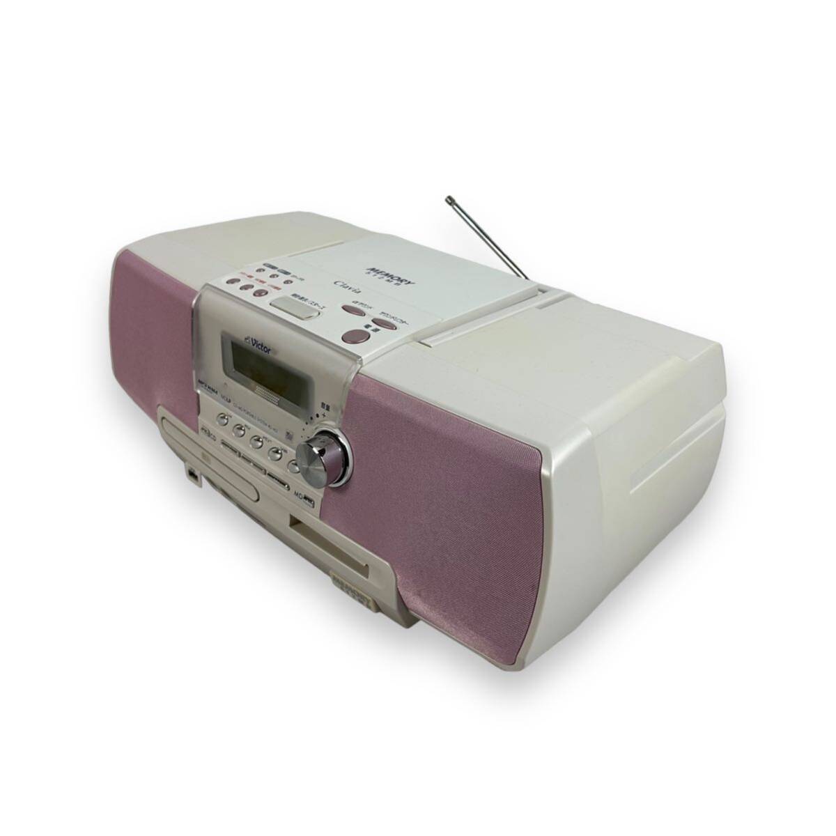 美品】Victor ビクター Memory Clavia CD-MD メモリーポータブル