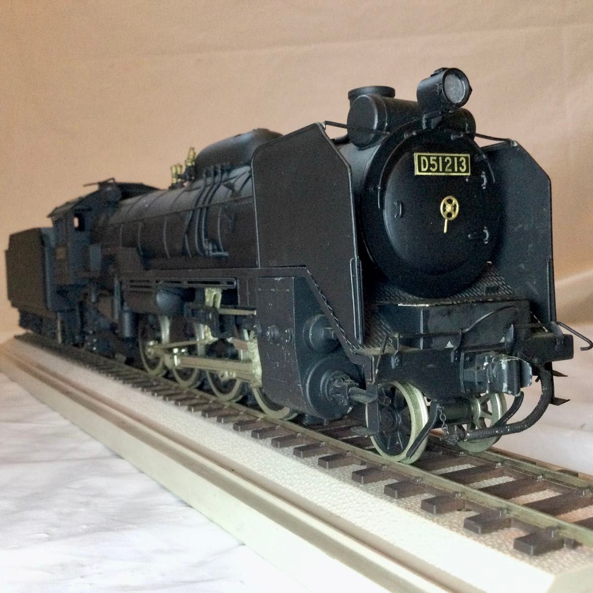 D51型 蒸気機関車 1/42 金属製模型 ディスプレイケース付き(難有り