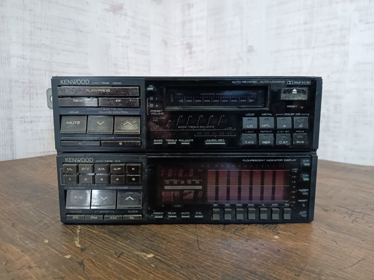 Yahoo!オークション - C1 KENWOOD KXC-7508 KTC-7408 セット カセット