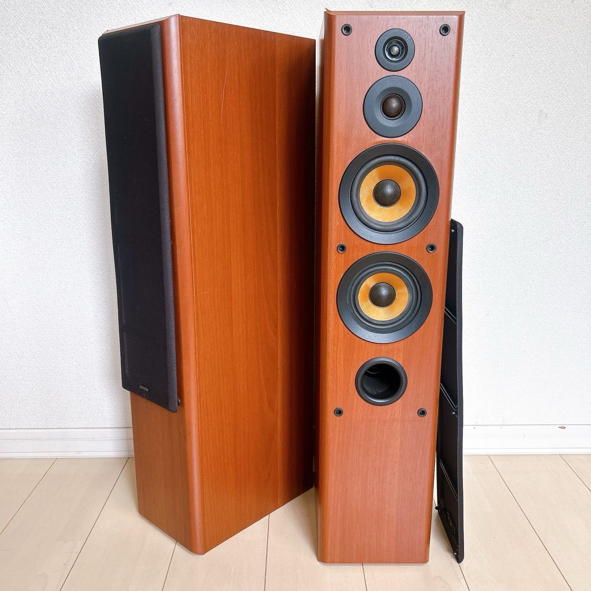 6141☆音出しOK♪DENON SC-T33 トールボーイスピーカー 6141☆音出しOK