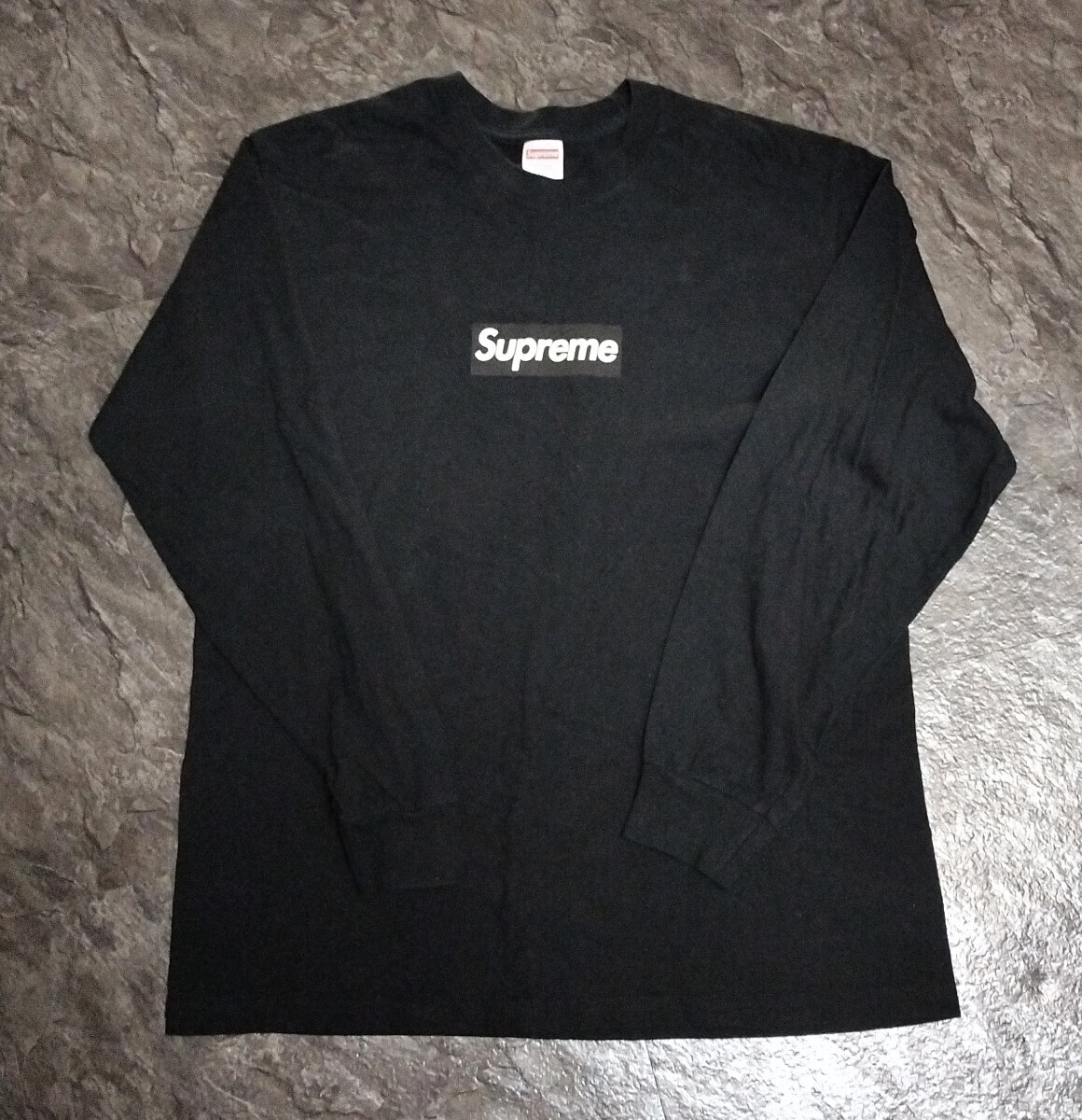 Supreme Box Logo L/S Tee Black 黒 ブラック ボックスロゴ ロンT