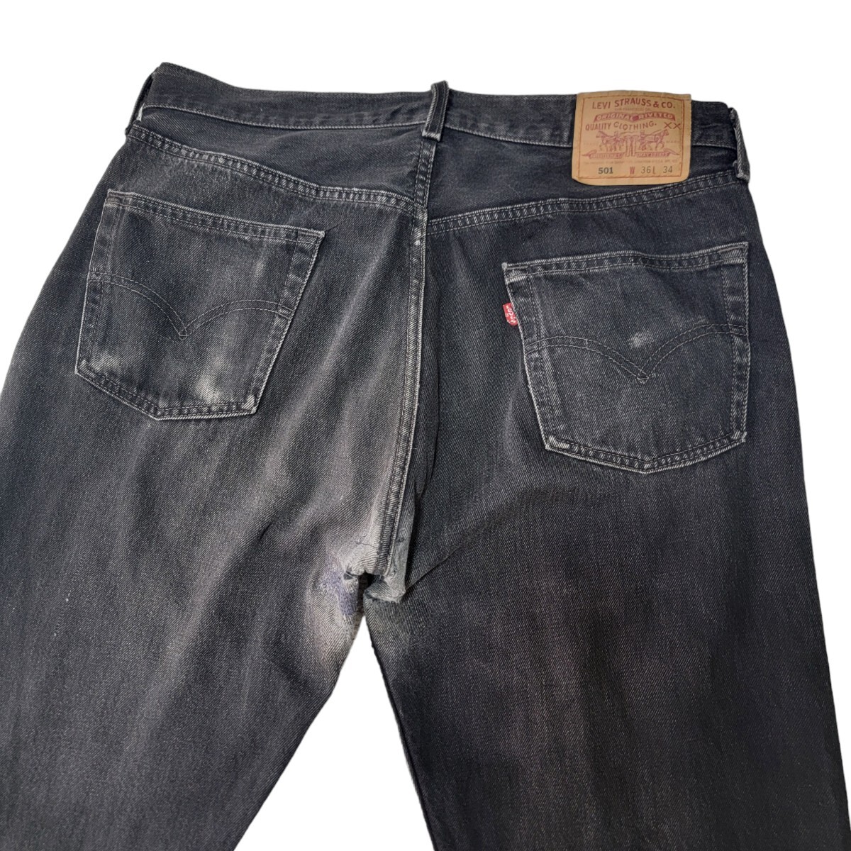 501】サルファブラック USA製 1995年10月 工場製造 リーバイス LEVI'S