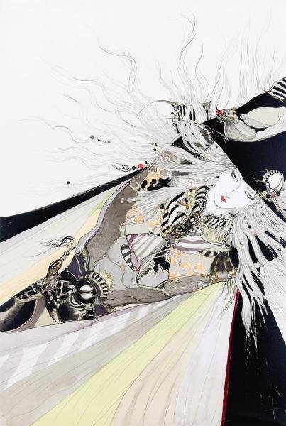Yahoo!オークション - 【真作】【WISH】天野喜孝「彩」リトグラフ 25号