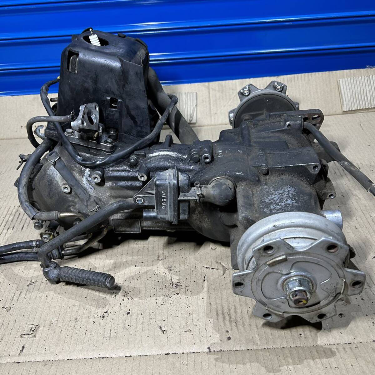 HONDA ジャイロX TD01 純正エンジン ASSY ハブ付き 実働 TA01E｜Yahoo