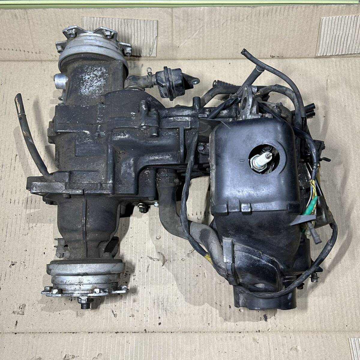 HONDA ジャイロX TD01 純正エンジン ASSY ハブ付き 実働 TA01E｜Yahoo