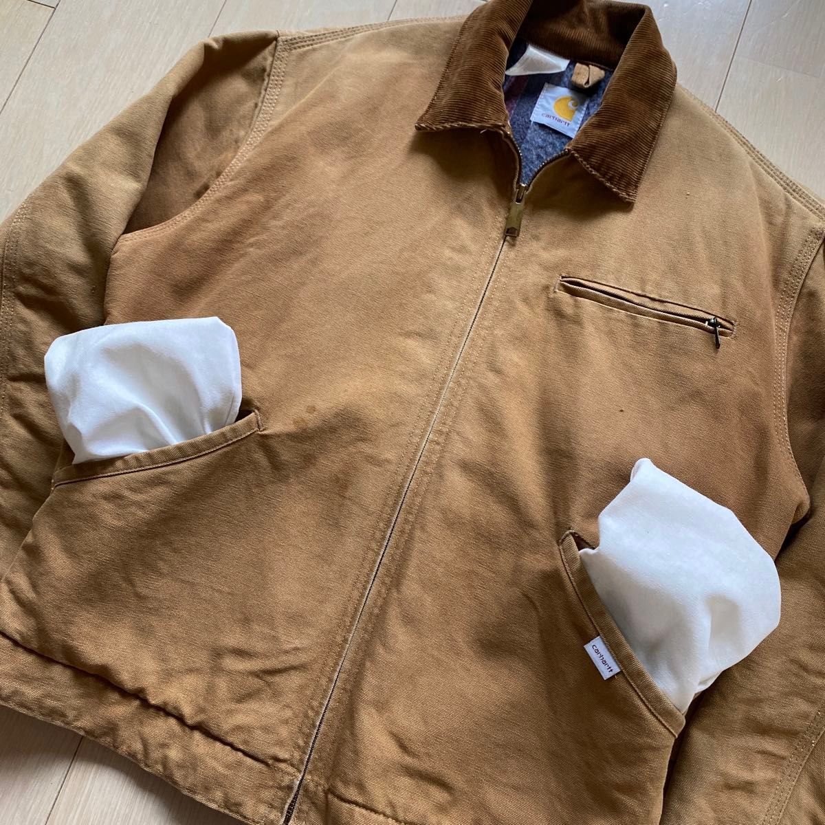 80s USA製 Carhartt デトロイトジャケット カーハート 6BLJ ダック地