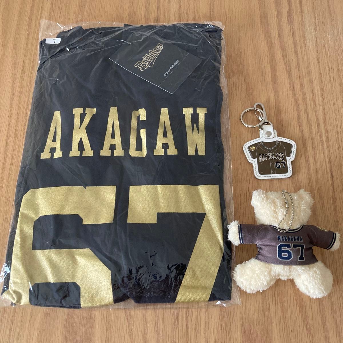 オリックスバファローズ 中川圭太 背番号67 Tシャツ ユニフォームベア