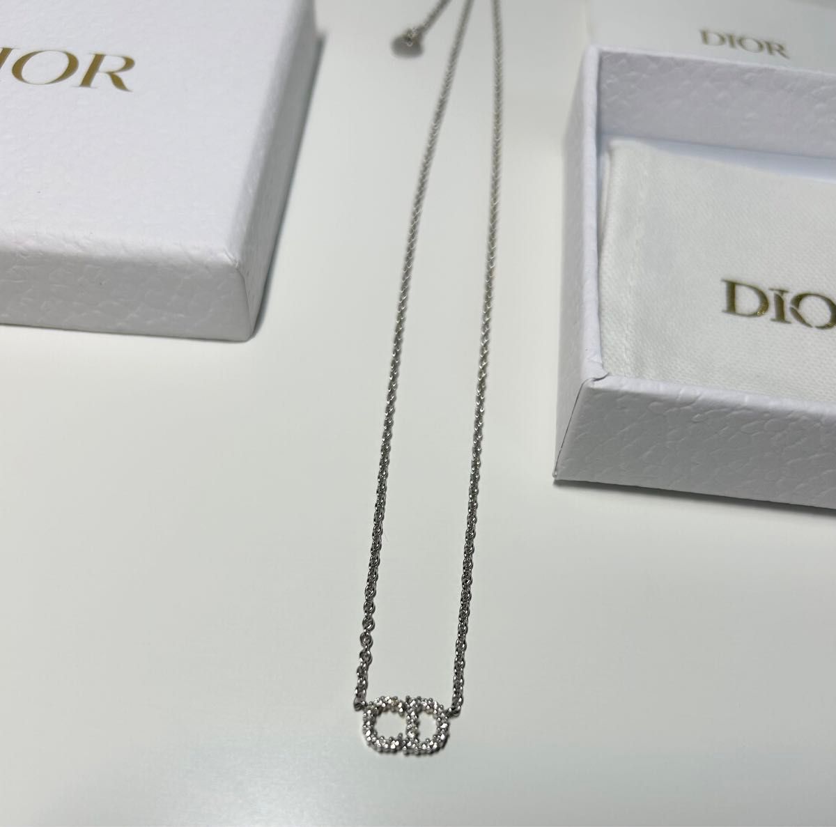 DIOR Clair D Lune ネックレス シルバー 正規品｜Yahoo!フリマ（旧
