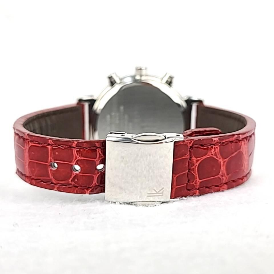 極上品 SEIKO セイコー ルキア QZ 保/箱付 シルバー文字盤 デイト