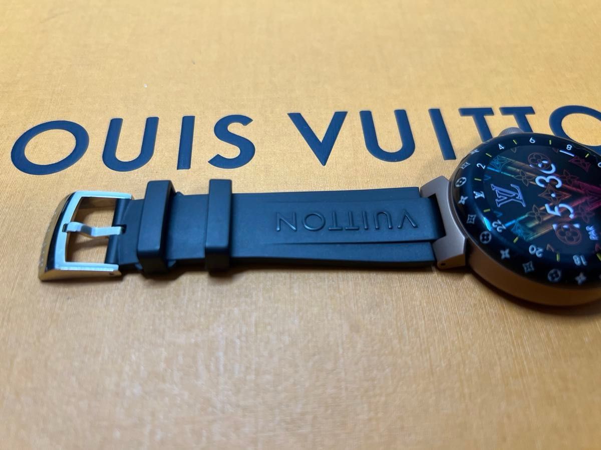 ルイヴィトン タンブールホライゾン v3 ライトアップ マットブラウン