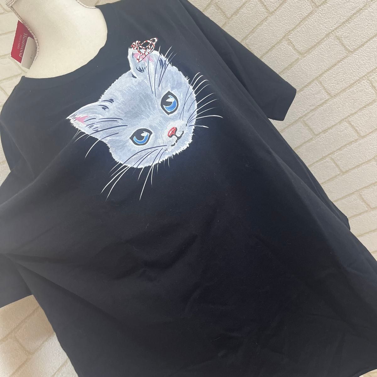 ヴィヴィアンウエストウッド Vivienne Westwood cat ラウンドヘム T