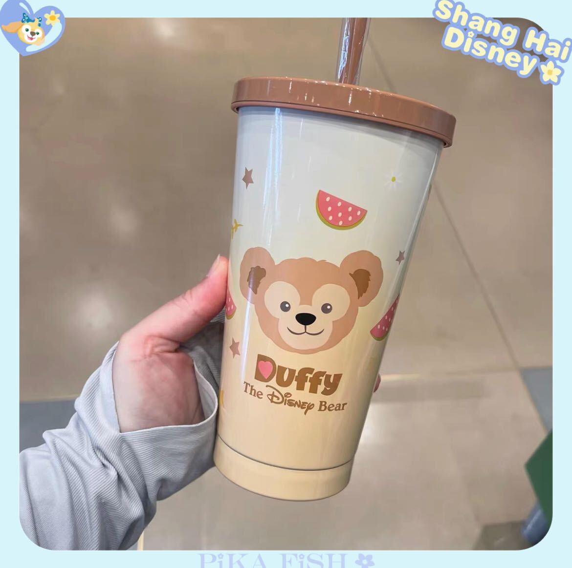 上海ディズニースクール ダッフィーフレンズ ステンレスボルト ポット