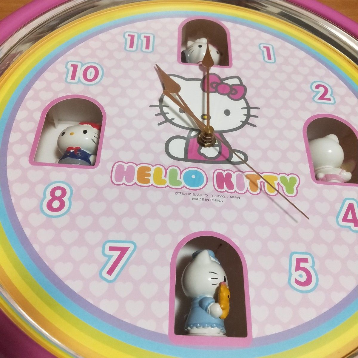 超美品】キティちゃん ハローキティ からくり時計 掛け時計 サンリオ
