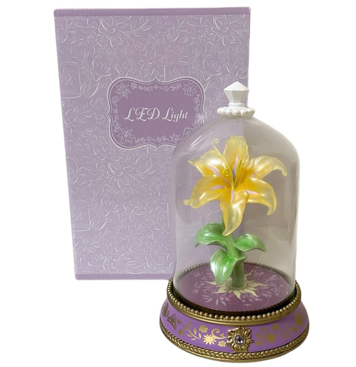 美品 塔の上のラプンツェル 魔法の花 LEDライト ディズニー 完売 レア