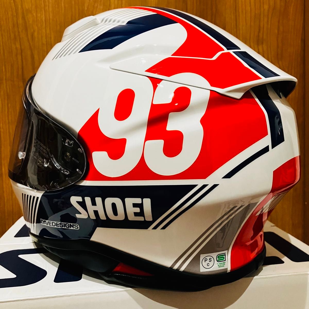 値下げ 使用僅か 廃盤限定モデル SHOEI Z-8 MM93 RETRO Mサイズ 付属品