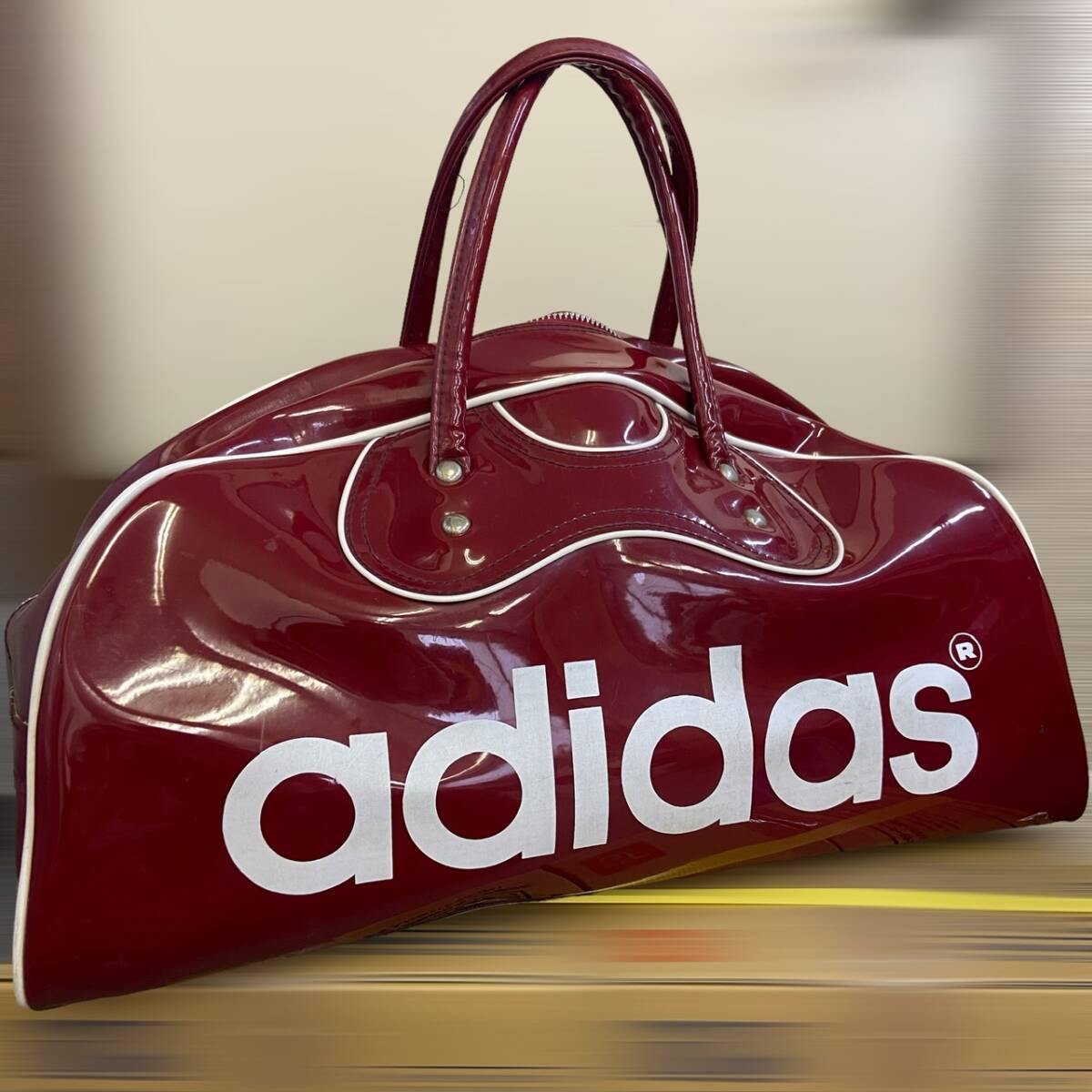Yahoo!オークション - 80s adidas ボストンバッグ エナメル Made in JA