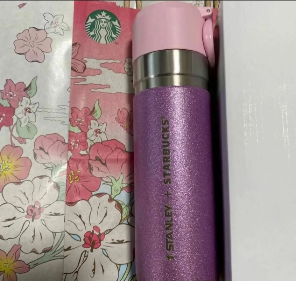 STARBUCKS スターバックス ステンレスボトル STANLEY グリッター