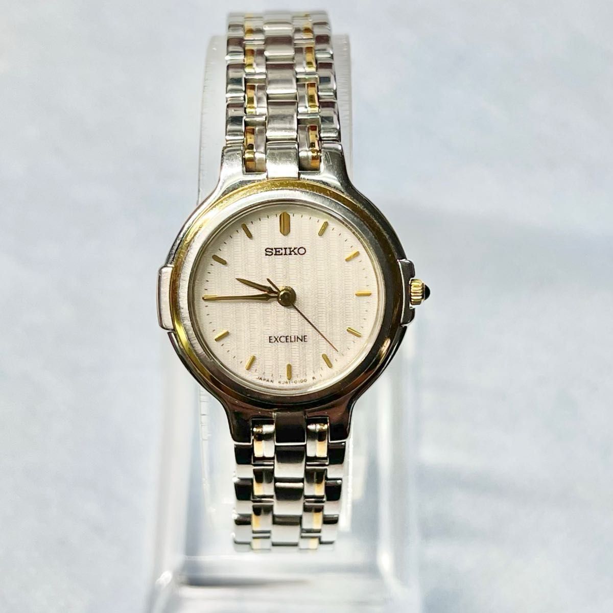 稼働 美品 SEIKO EXCELINE レディース腕時計 クォーツ 高級時計