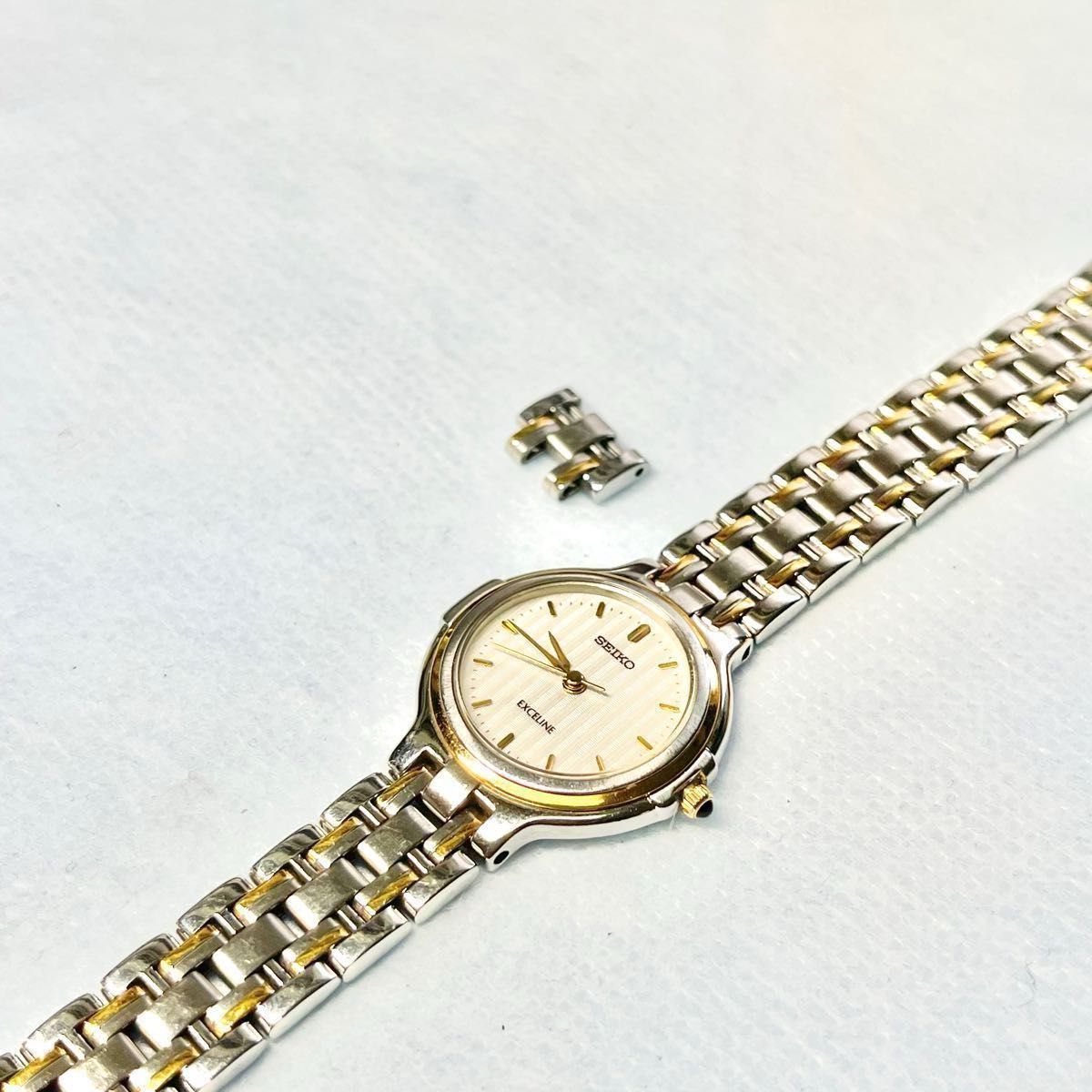 稼働 美品 SEIKO EXCELINE レディース腕時計 クォーツ 高級時計