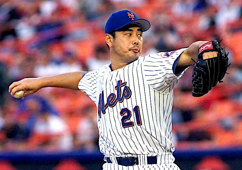 吉井理人 実使用 ニューヨーク メッツ ユニフォーム キャップ NewYork