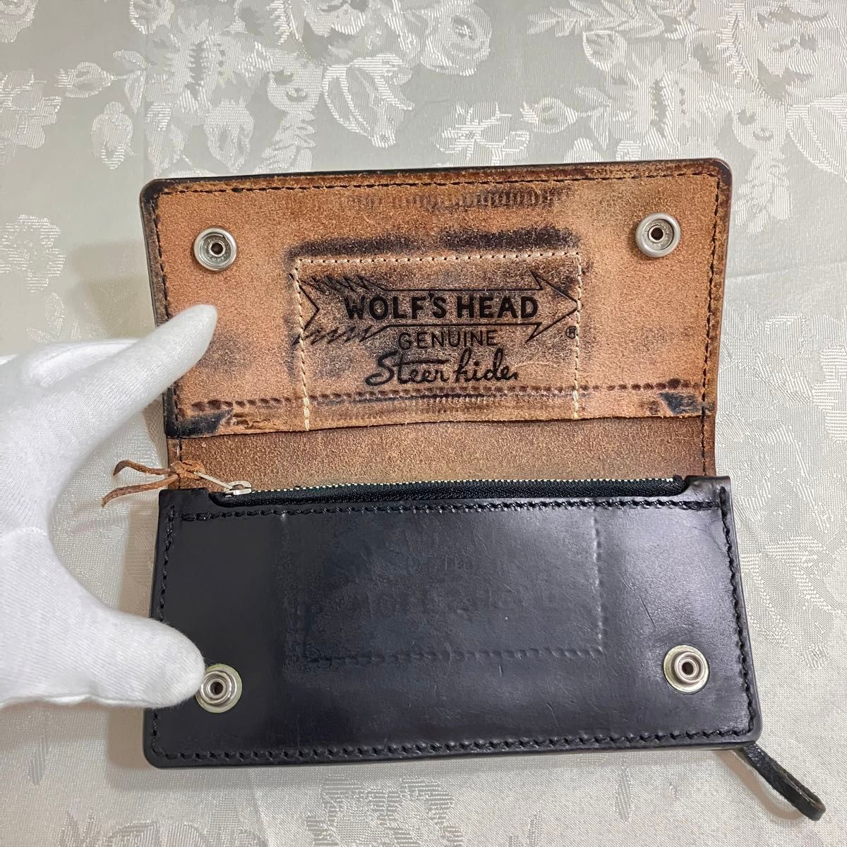 激レア WOLF'S HEAD ウルフズヘッド ロングウォレット 長財布｜Yahoo