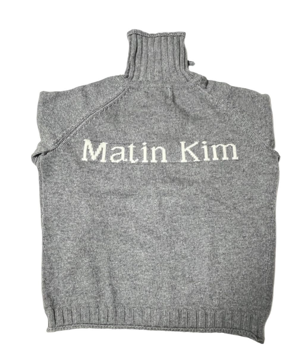 新品】Matin Kim マーティンキム ジップアップ ニット セーター M