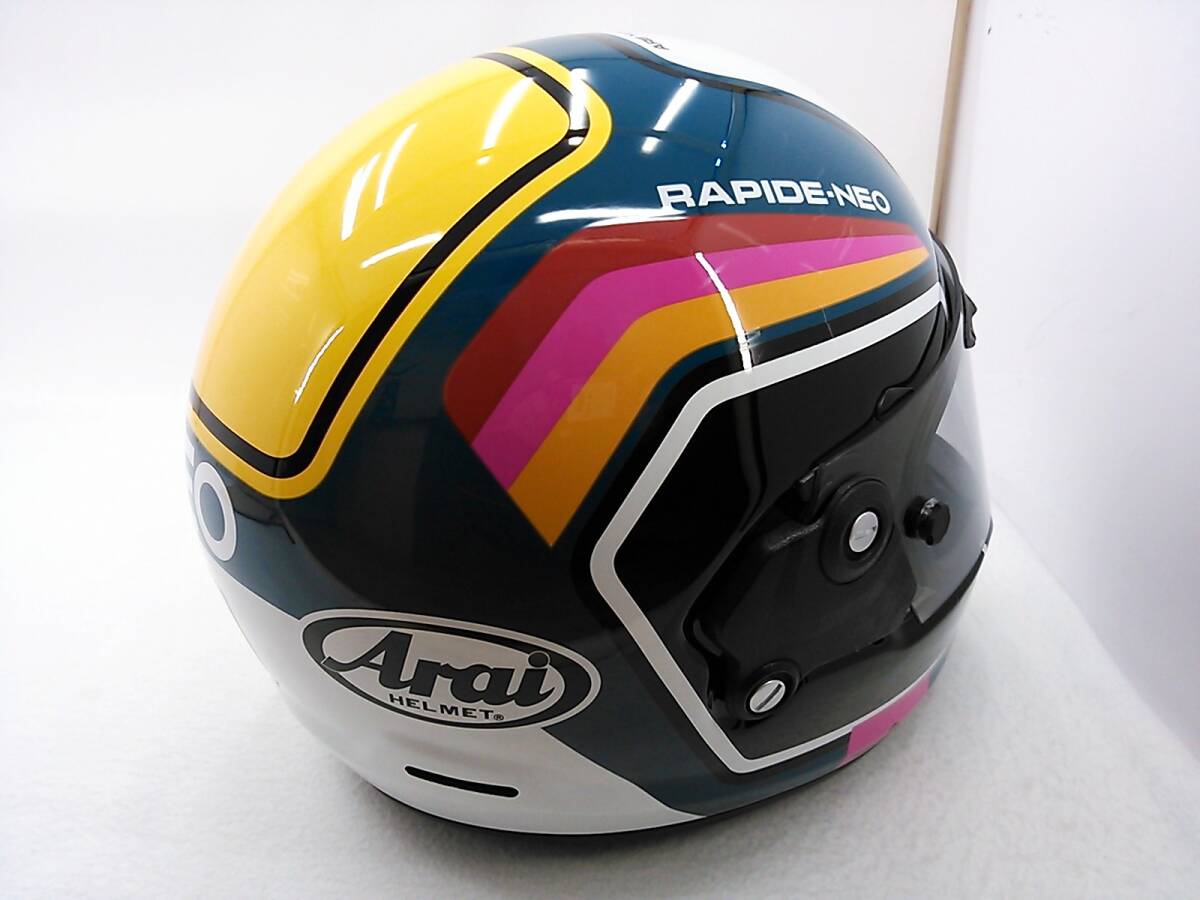 使用極わずか 美品 2022年製 Arai アライ RAPIDE-NEO ラパイドネオ