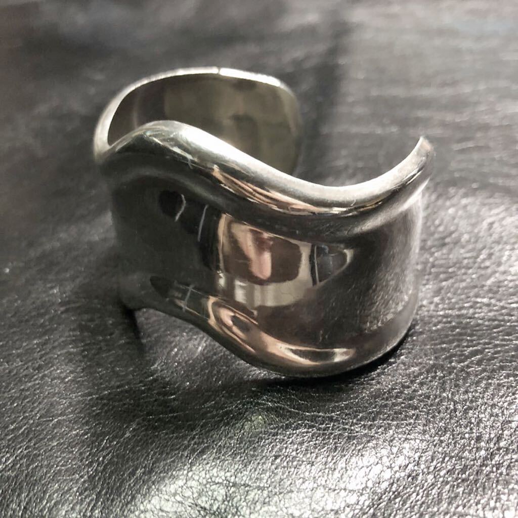 Vintage Mexican Silver Cuff Bangle 925ブレスレット シルバー