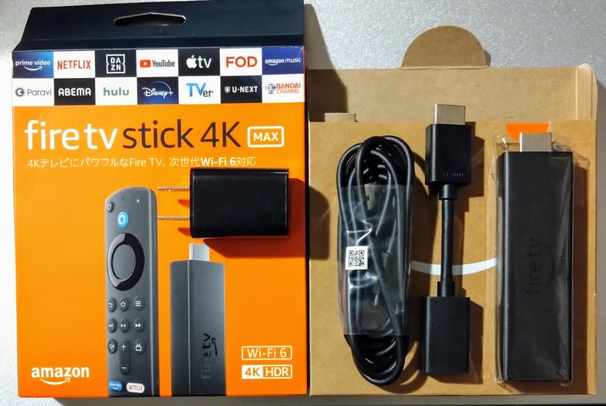 Fire tv stick 4K max 箱無し！ Fire tv stick 4K max 箱無し！ 基本