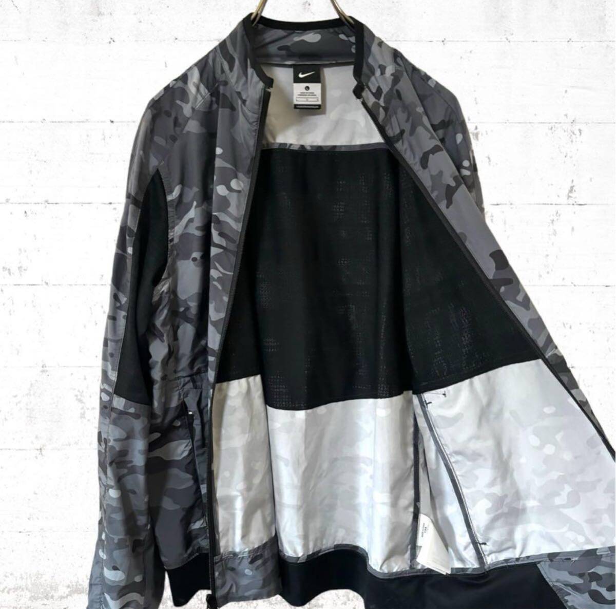 美品 超希少 FCRB NIKE コラボ カモフラ 迷彩 ナイロンジャケット