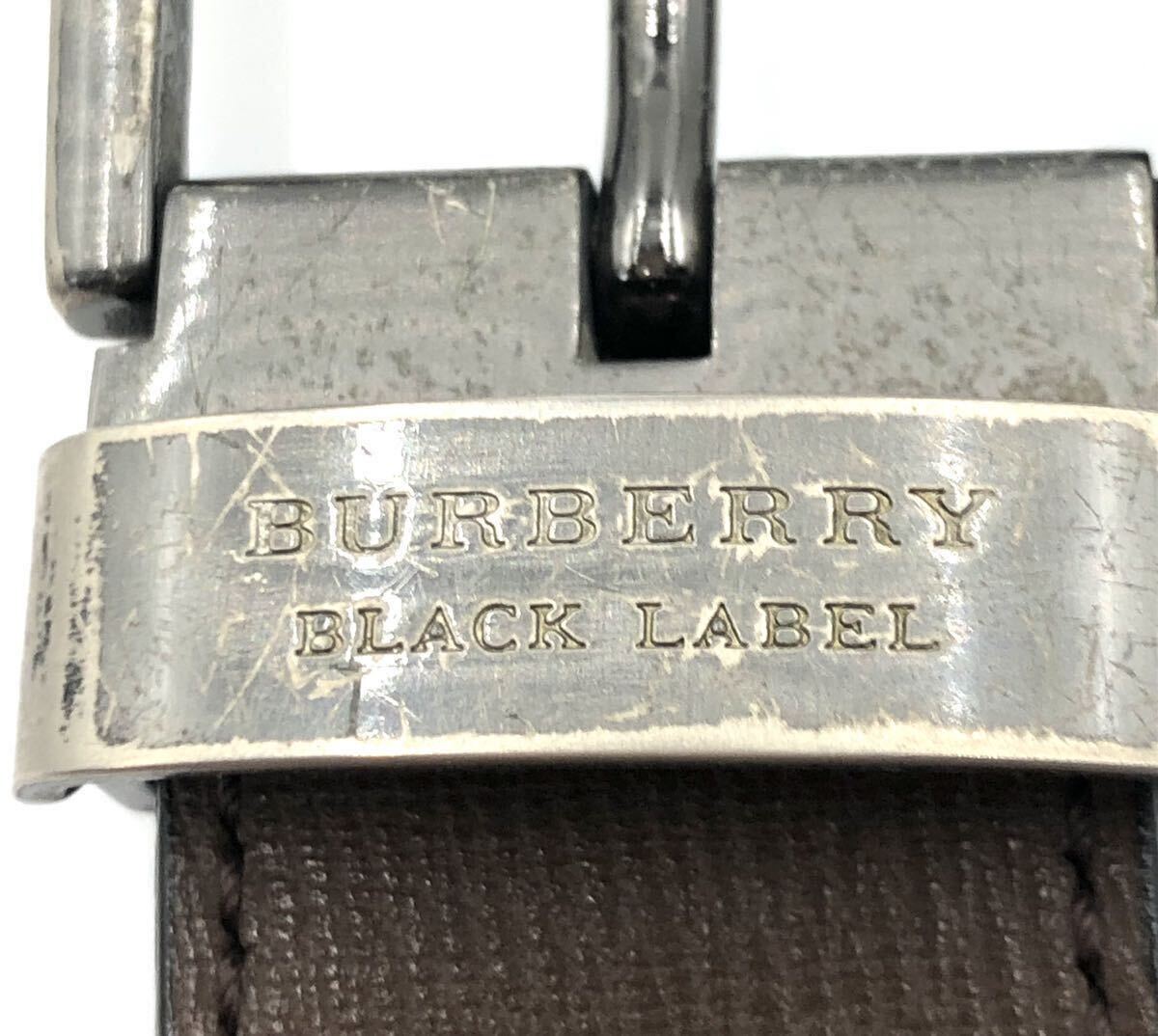 BURBERRY BLACK LABEL バーバリーブラックレーベル ベルト レザー