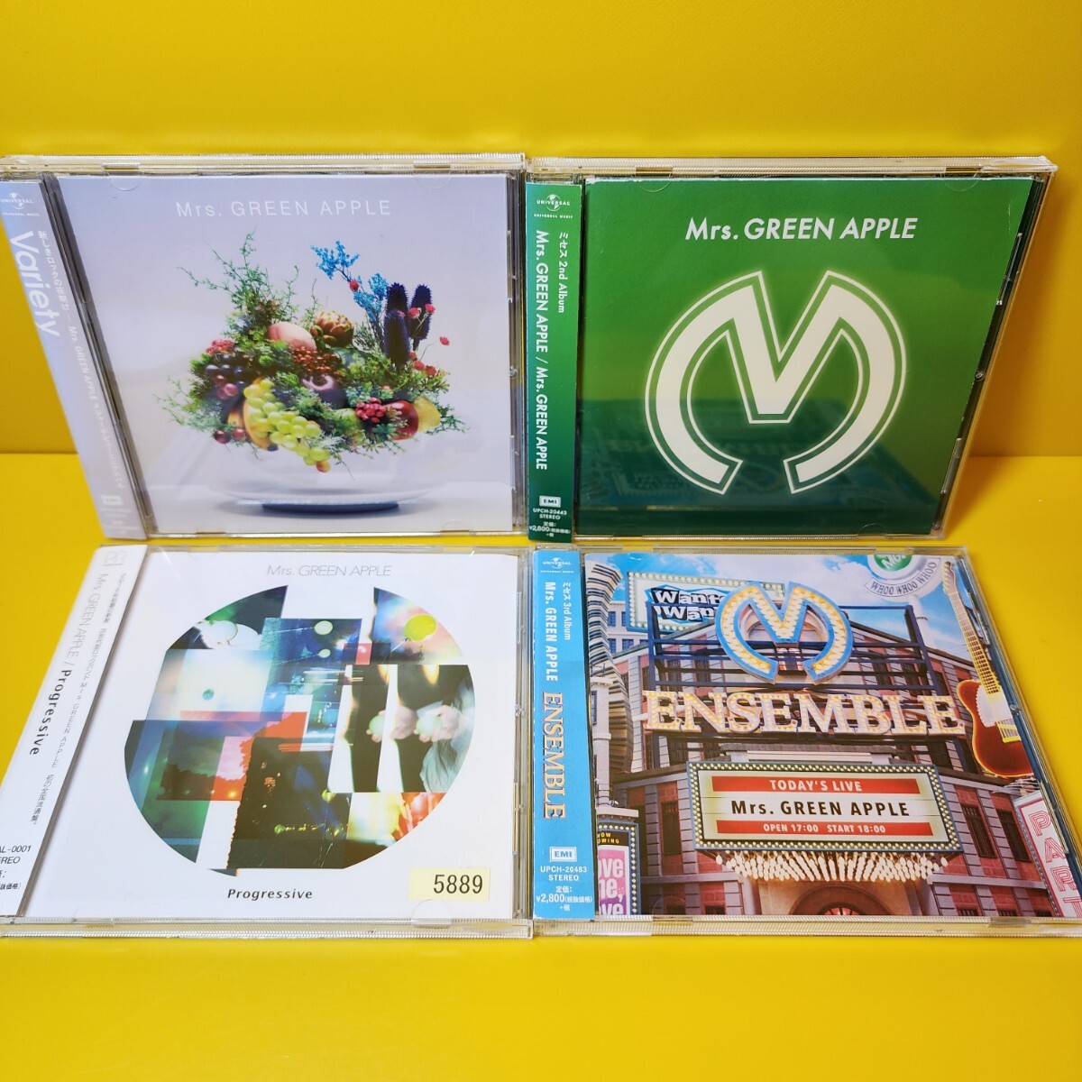 新品ケース交換済み Mrs GREEN APPLE CD4枚セット｜Yahoo!フリマ（旧