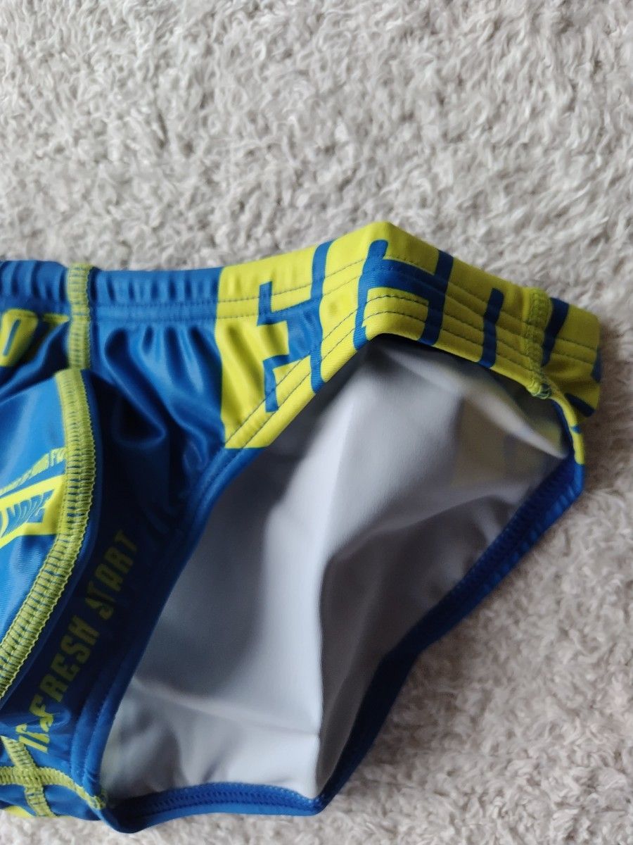 EGDE≪REBOOT RE スーパーローライズ スイムビキニ 競パン ブルー S