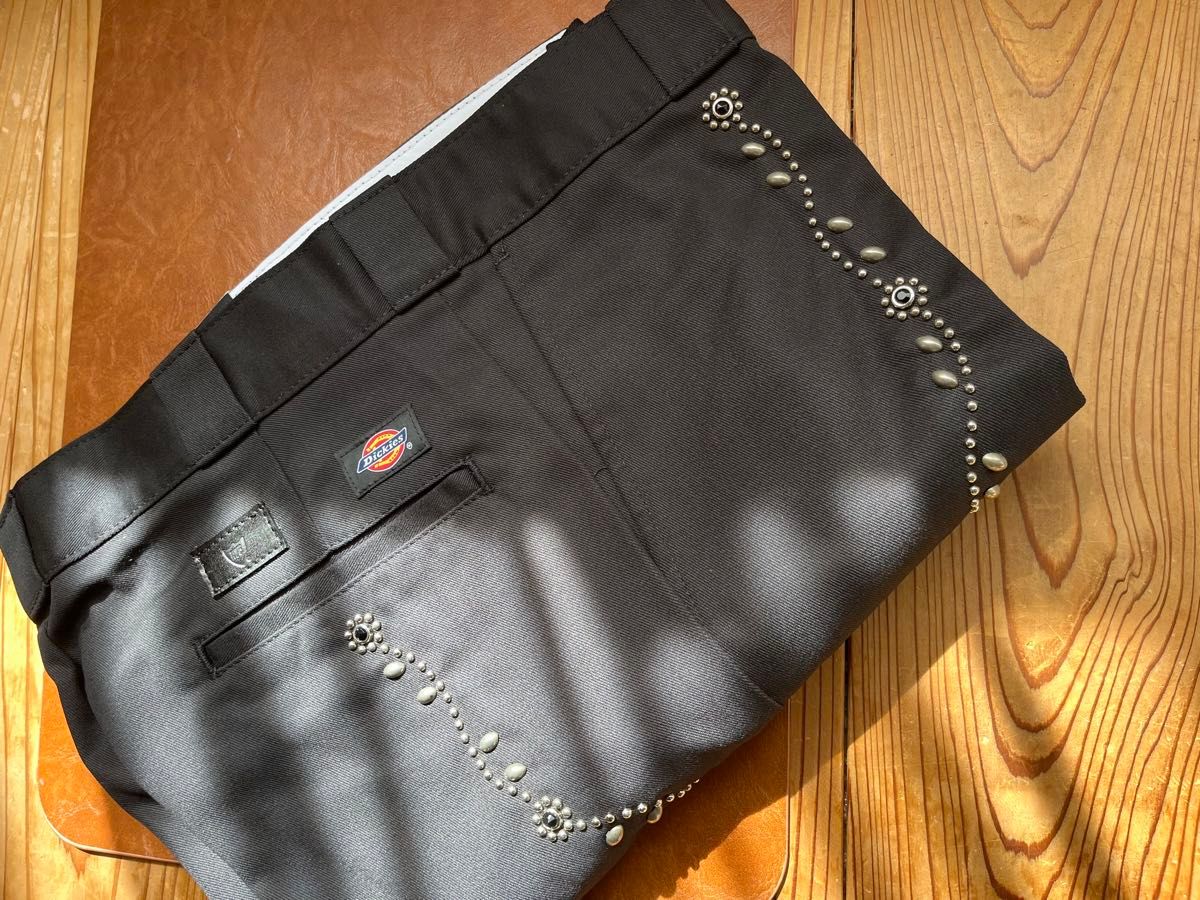 HTC x Dickies コラボスタッズワークパンツ black ブラック