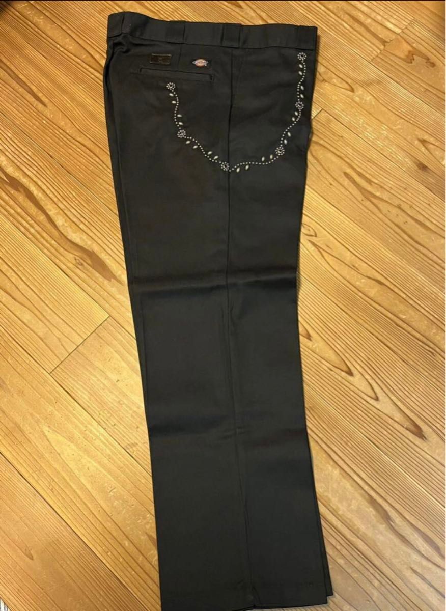 HTC x Dickies コラボスタッズワークパンツ black ブラック