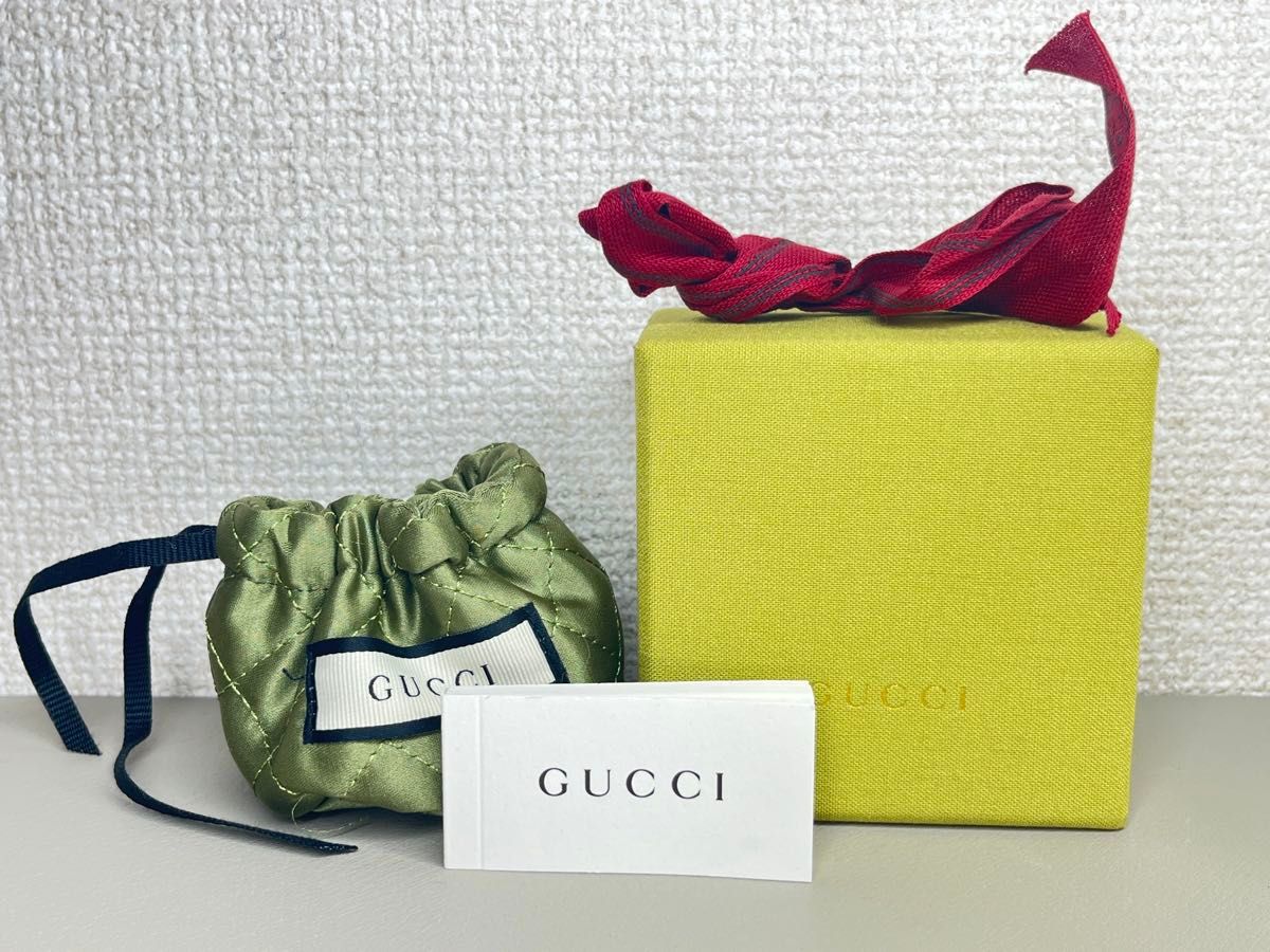 超美品 GUCCI グッチ ブレスレット ダブルG フラワー 花 ゴールド 金