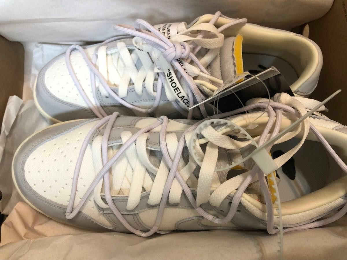 OFF-WHITE × NIKE DUNK LOW 1 OF 50 