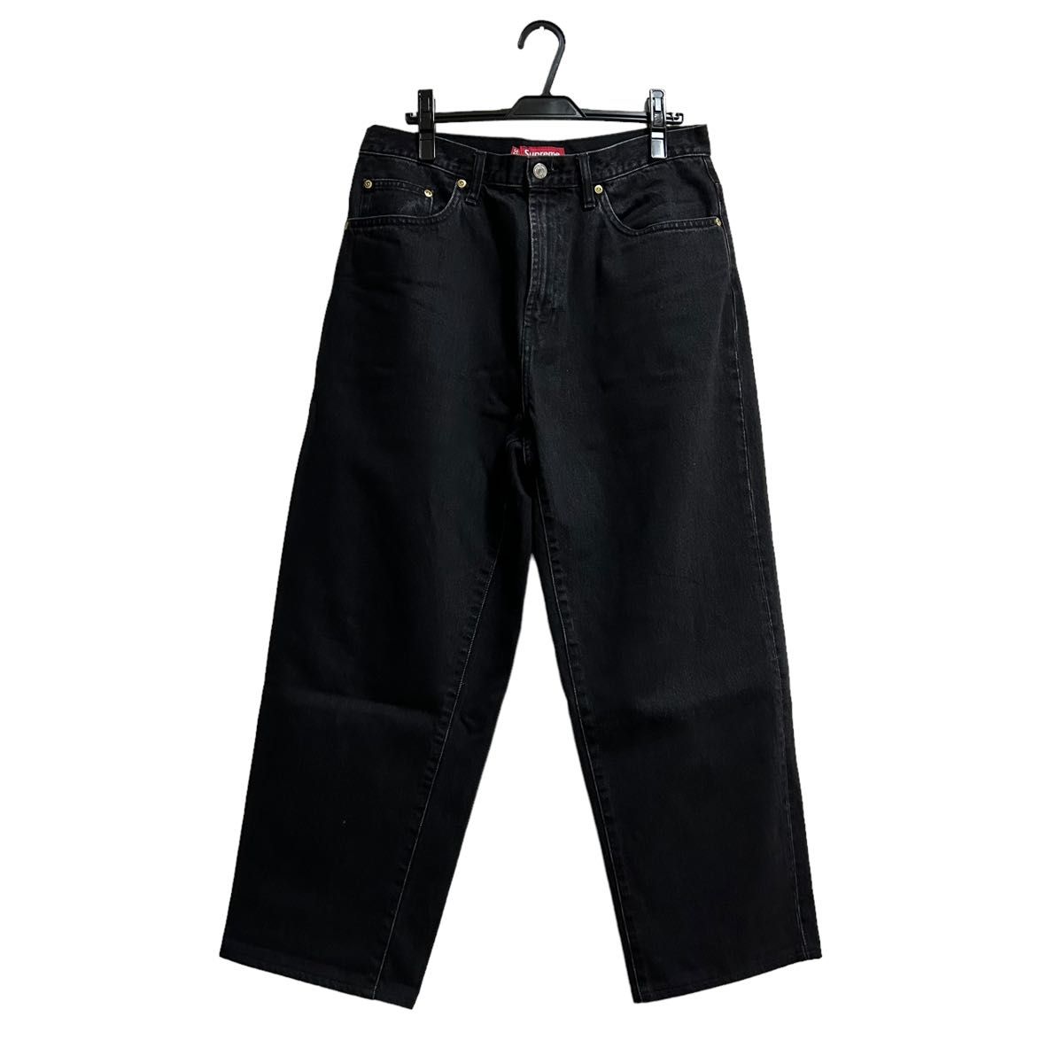 Supreme Baggy Jean 22AW black 32インチ シュプリーム バギー