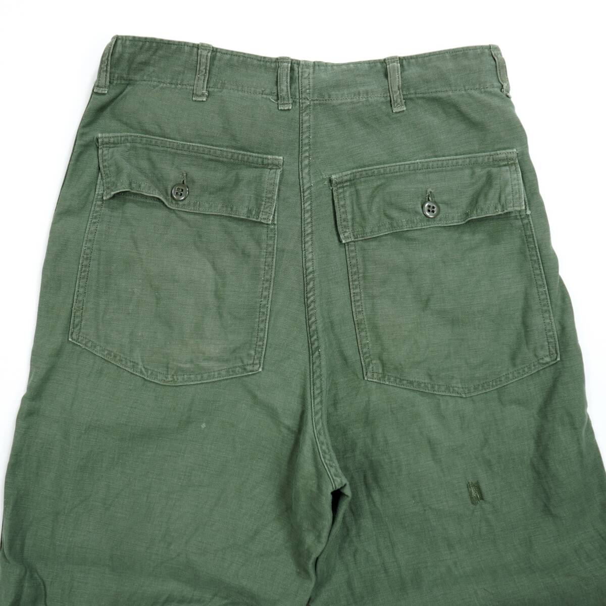 US ARMY UTILITY TROUSERS OG-107 1960s W32 L35 MIL24039 Vintage