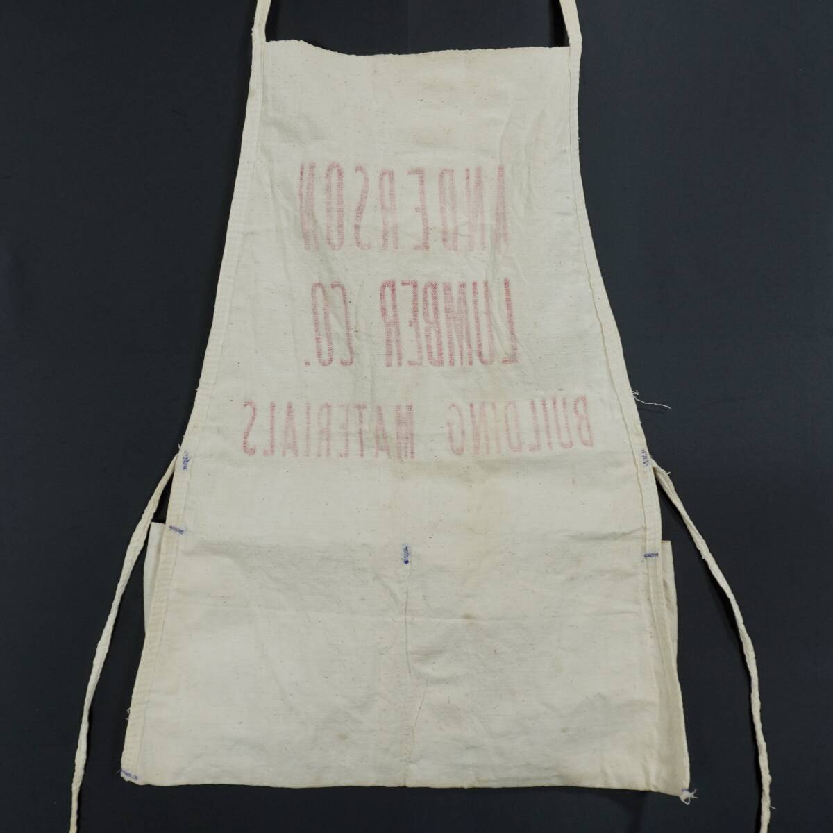 ANDERSON LUMBER CO VINTAGE WORK APRON 1940s 1950s ヴィンテージ