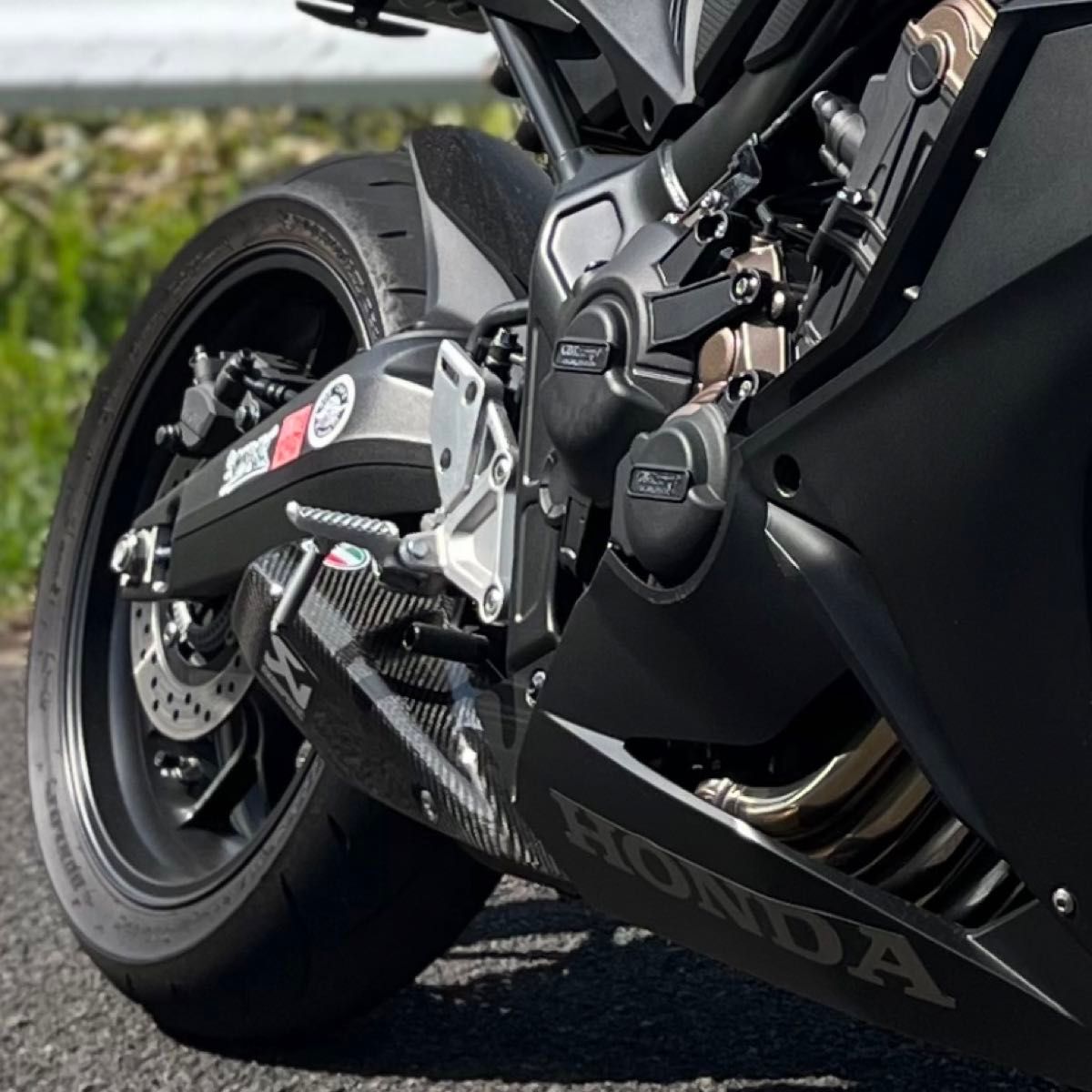 HONDA CBR650R マフラーカバー カーボン｜Yahoo!フリマ（旧PayPayフリマ）