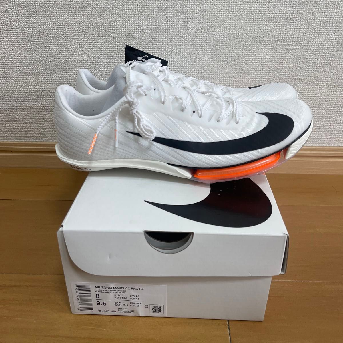 NIKE AIR ZOOM MAXFLY 陸上スパイク左26.5cm 右26cm NIKE Air Zoom