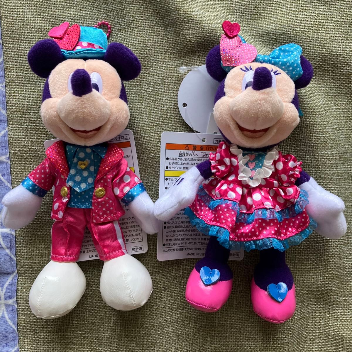 ディズニーパルパルーザ ミニーのファンダーランド ぬいぐるみバッジ