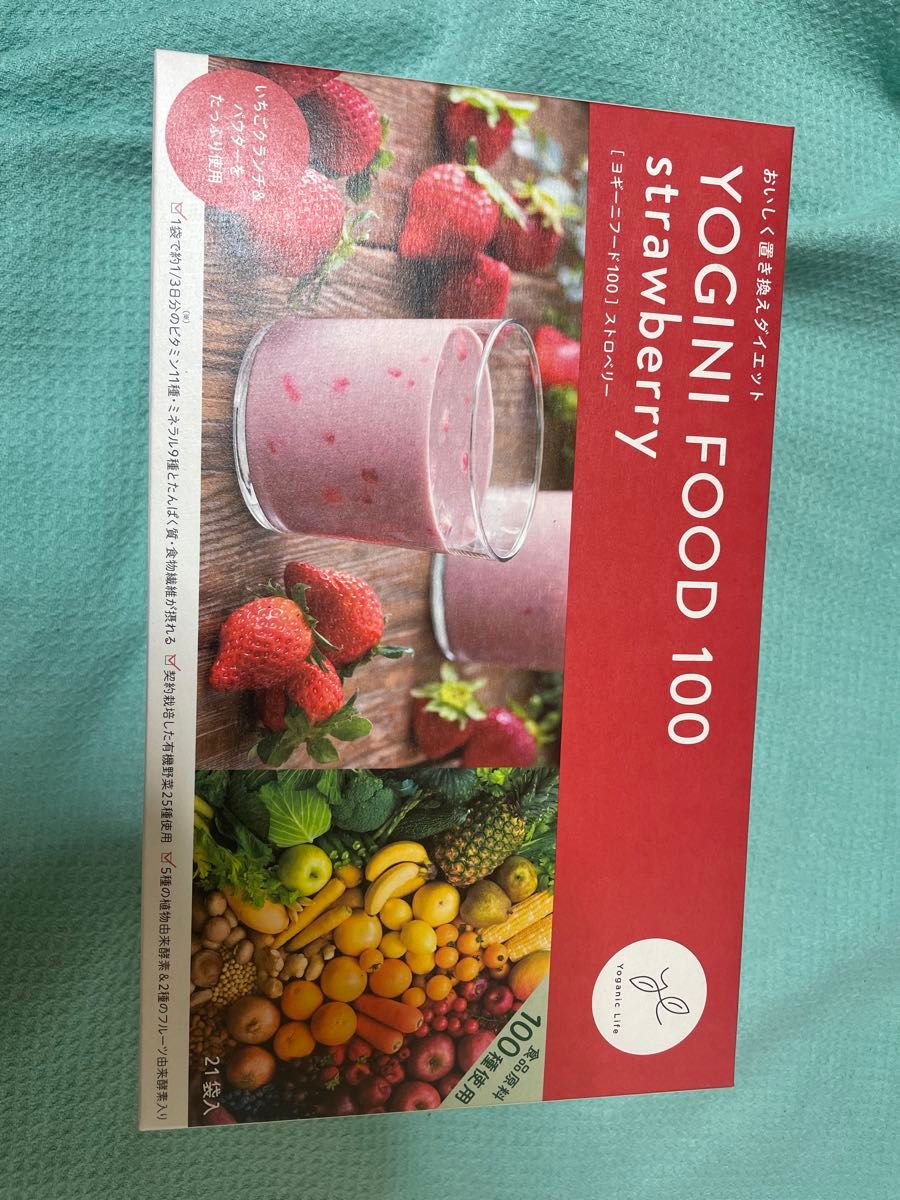 YOGINI FOOD 100 strawberry 21袋 【公式通販】