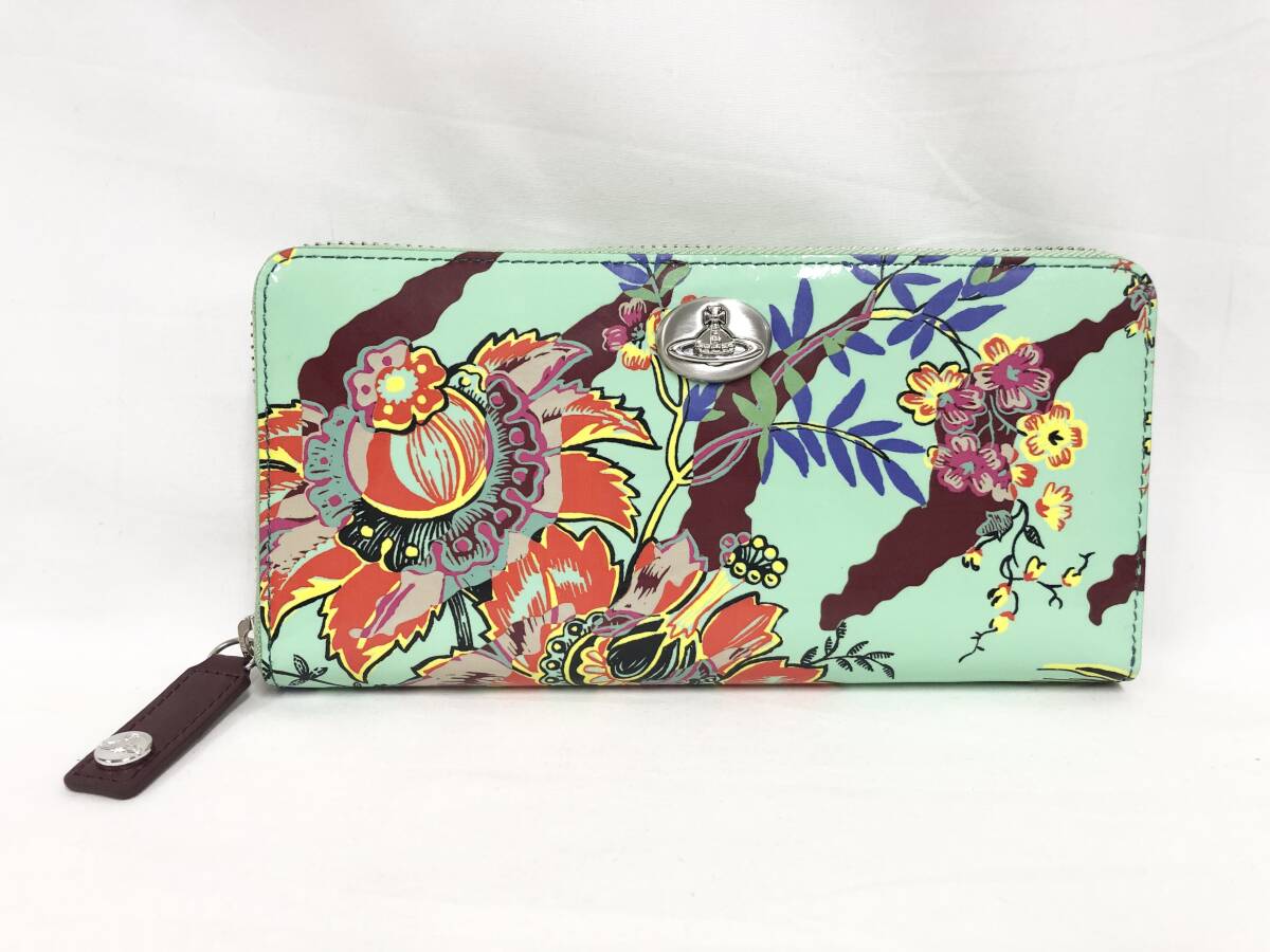 新品 未使用 Vivienne Westwood タイガーフラワー 長財布 ラウンド