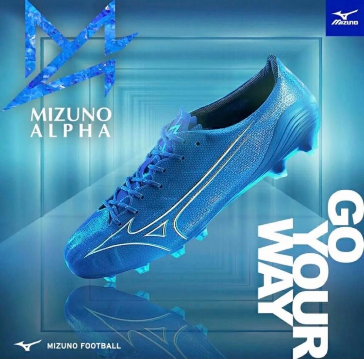 25 5cm 新品未使用 ミズノ α アルファ プロ PRO サッカースパイク